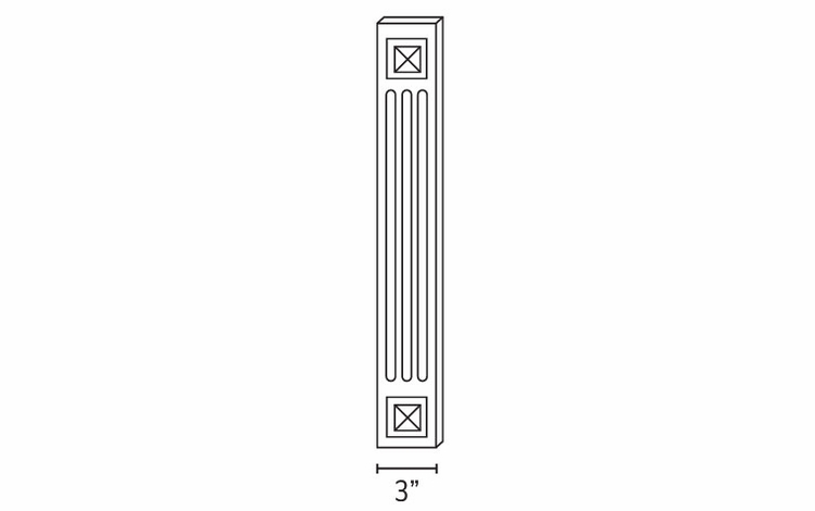 Champagne Shaker A30WF: Wall Filler: RTA Kitchen Cabinet
