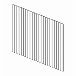 Champagne Shaker BP48341214: 1/4" Thick Bead Board Panel: RTA Kitchen Cabinet