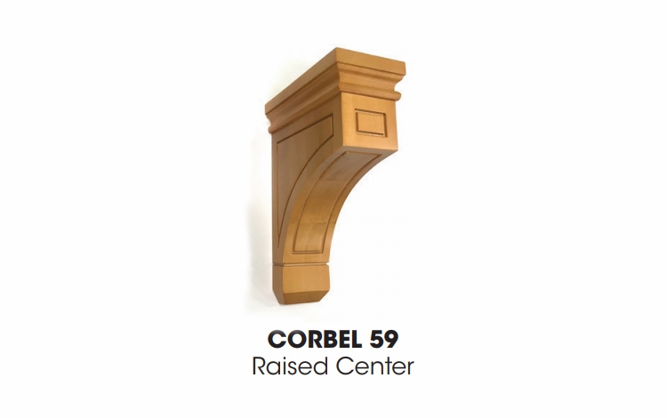 Champagne Shaker CORBEL59: Large Corbel: RTA Kitchen Cabinet