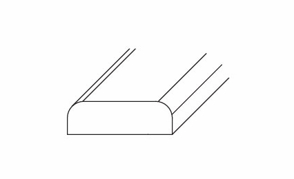 Champagne Shaker SC8: Batten Molding: RTA Kitchen Cabinet