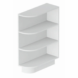 Chelsea BEC9-L: Base Open End Cabinet - Left: Assembled Kitchen Cabinets