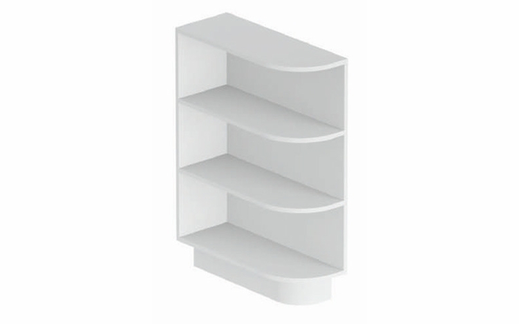 Chelsea BEC9-R: Base Open End Cabinet - Right: Assembled Kitchen Cabinets