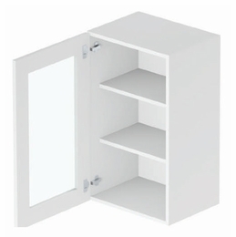 Chelsea GDW1530: Glass Door Wall Cabinet: Assembled Kitchen Cabinets