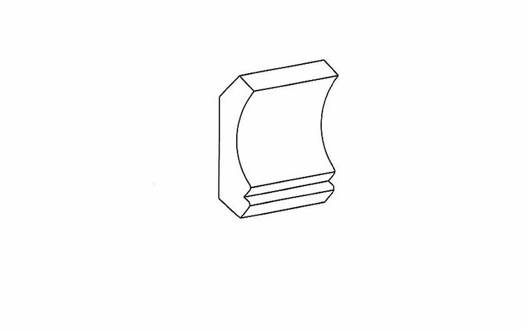 CM2-1/2D-CROWN Moulding Accessories:Urbandale Kitchen Cabinet