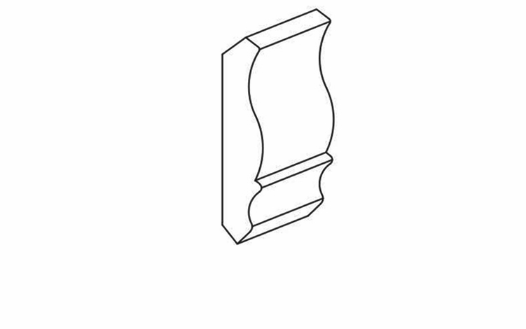 CM4-1/2D-LARGE CROWN Moulding Accessories:Stonedale Kitchen Cabinet