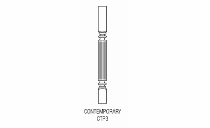 CTP3: Contemporary Turnposts: Essex Castle RTA Kitchen Cabinet