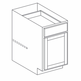 Dartmouth 5-Piece Bayside B15: Base Cabinet: Assembled Kitchen Cabinets