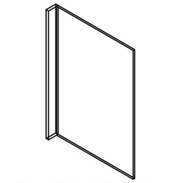 Dartmouth 5-Piece Bayside DWP1.5: Dishwasher End Panel With 1/2" Filler: Assembled Kitchen Cabinetss