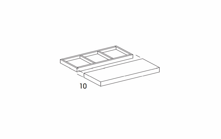 Dartmouth 5-Piece Juniper Paint FSHELF36: Floating Shelf: Assembled Kitchen Cabinets