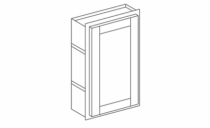 Dartmouth 5-Piece Juniper Paint WMC1524: Medicine Cabinet: Assembled Kitchen Cabinets