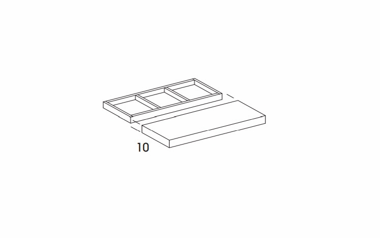 Dartmouth 5-Piece Laurel Paint FSHELF30: Floating Shelf: Assembled Kitchen Cabinets