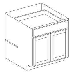 Dartmouth 5-Piece Palmetto B24DD: Base Cabinet: Assembled Kitchen Cabinets