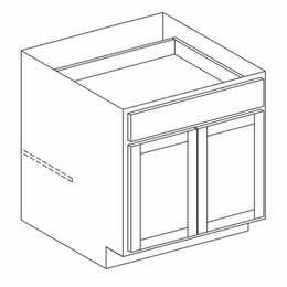 Dartmouth 5-Piece Palmetto B27: Base Cabinet: Assembled Kitchen Cabinets
