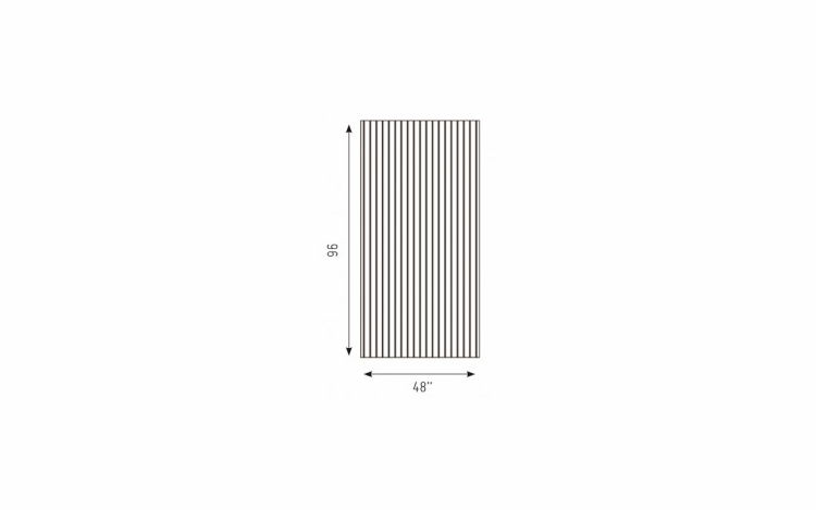 Dartmouth 5-Piece Seaport BP4896: Finished Beaded Panel: Assembled Kitchen Cabinets