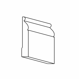 Dartmouth 5-Piece Seaport FB: 4-1/2" Furniture Base Molding: Assembled Kitchen Cabinets
