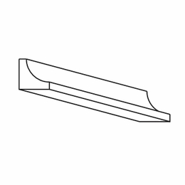 Dartmouth 5-Piece Seaport MOCW: Outside Corner Molding: Assembled Kitchen Cabinets