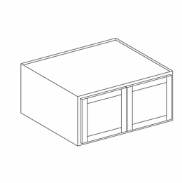 Dartmouth 5-Piece Seaport RW3618: Refrigerator Wall Cabinet: Assembled Kitchen Cabinets