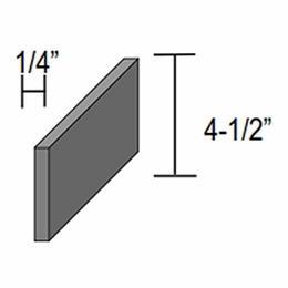 Dartmouth 5-Piece White TOEKICK: 4-1/2" Toe Kick: Assembled Kitchen Cabinets