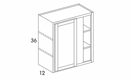 Dartmouth 5-Piece White WC3036: Wall Corner Cabinet: Assembled Kitchen Cabinets