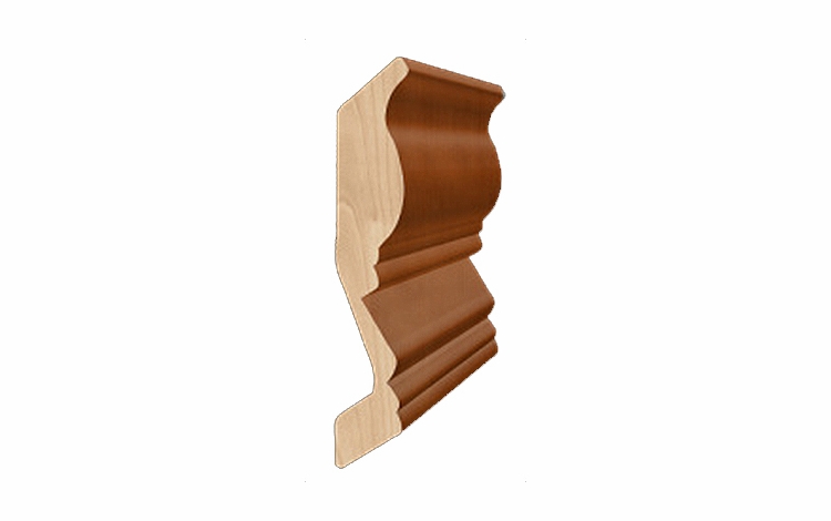 Dartmouth Dark Sable SLGCROWN4: Large Crown Molding - Top Mount: Assembled Kitchen Cabinets