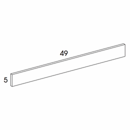 Dartmouth Dark Sable V549ST: Straight Valance: Assembled Kitchen Cabinets