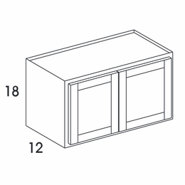 Dartmouth Dark Sable W3618: Bridge Wall Cabinet: Assembled Kitchen Cabinets
