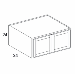 Dartmouth Grey Stain RW3324: Refrigerator Wall Cabinet: Assembled Kitchen Cabinets