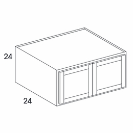 Dartmouth Grey Stain RW3624: Refrigerator Wall Cabinet: Assembled Kitchen Cabinets