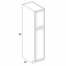 Dartmouth Grey Stain U188424: Utility Cabinet Shelves Not Included: Assembled Kitchen Cabinets
