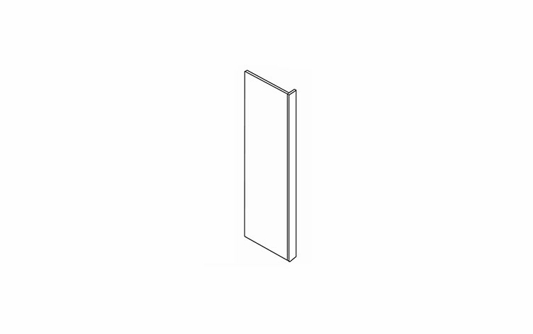 Dartmouth Honey REFP30: Finished Refrigerator Panel: Assembled Kitchen Cabinets