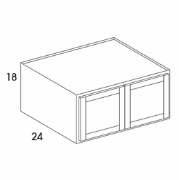 Dartmouth Honey RW3618: Refrigerator Wall Cabinet: Assembled Kitchen Cabinets