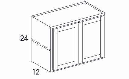 Dartmouth Honey W3024: Bridge Wall Cabinet: Assembled Kitchen Cabinets