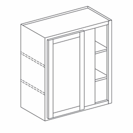 Dartmouth Honey WC2430: Wall Corner Cabinet: Assembled Kitchen Cabinets