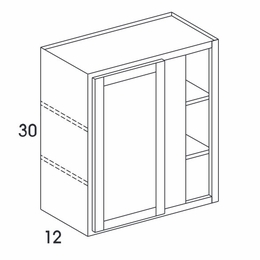 Dartmouth Honey WC3030: Wall Corner Cabinet: Assembled Kitchen Cabinets