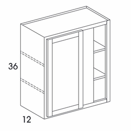 Dartmouth Honey WC3036: Wall Corner Cabinet: Assembled Kitchen Cabinets