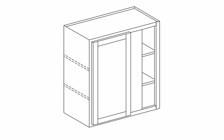 Dartmouth Juniper Paint WC3042: Wall Corner Cabinet: Assembled Kitchen Cabinets