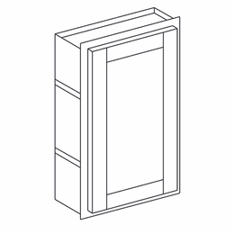 Dartmouth Laurel Paint WMC1524: Medicine Cabinet: Assembled Kitchen Cabinets