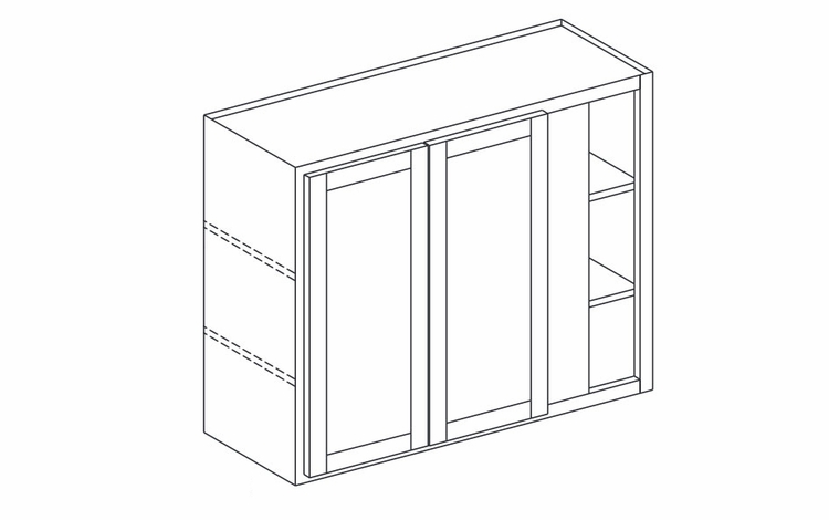 Dartmouth Seabreeze Paint WC4230: Wall Corner Cabinet: Assembled Kitchen Cabinets