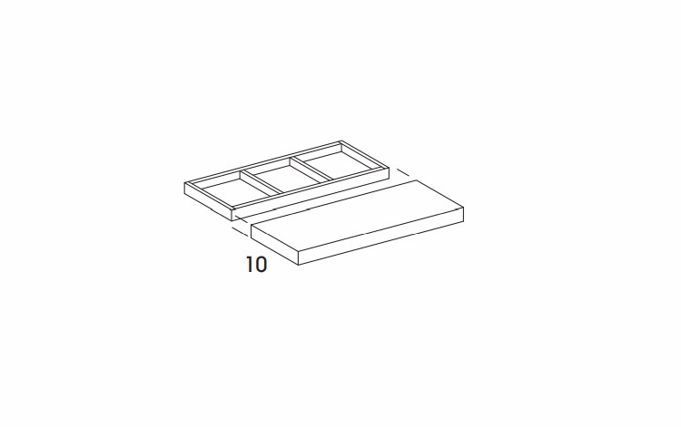 Dartmouth Stonybrook Paint FSHELF24: Floating Shelf: Assembled Kitchen Cabinets