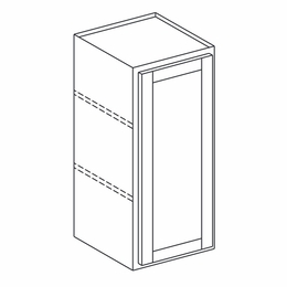 Dartmouth Stonybrook Paint W1836: Single Door Wall Cabinet: Assembled Kitchen Cabinets