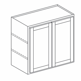 Dartmouth Stonybrook Paint W2430DD: Double Door Wall Cabinet: Assembled Kitchen Cabinets