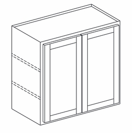Dartmouth Stonybrook Paint W3330: Double Door Wall Cabinet: Assembled Kitchen Cabinets