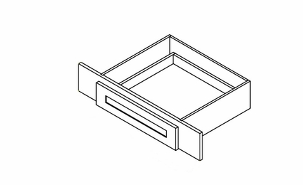 DKD3621-DESK KNEE ER Accessories:Urbandale Kitchen Cabinet
