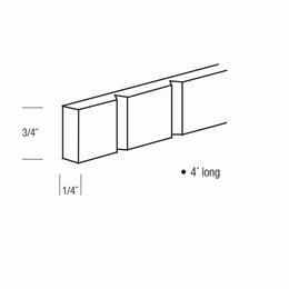DM4: Dentil Molding: Dover Lunar RTA Kitchen Cabinet