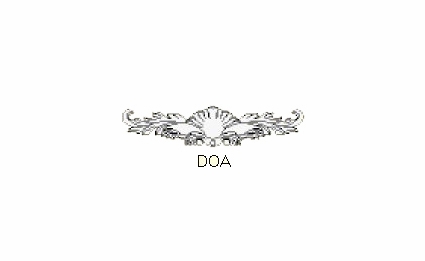 DOA-1/2"L Applique Accessories:Stonedale Kitchen Cabinet
