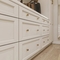 Double Dove White Kitchen Cabinets