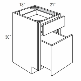 Dover Driftwood BFD1821: Office Cabinet: RTA Kitchen Cabinets