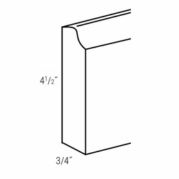 Dover Driftwood FBM8-T: Traditional Base Molding: RTA Kitchen Cabinets