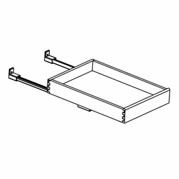 Dover Driftwood SCRT24: Soft-Close Roll-Out Tray: RTA Kitchen Cabinets