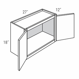 Dover Driftwood W2718B: Wall Bridge Cabinet: RTA Kitchen Cabinets